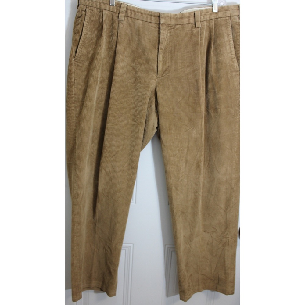 Orvis Men's‎ Tan Corduroy Trousers Wide Wale Portugal Style 8P76 *SZ 46 Heritage